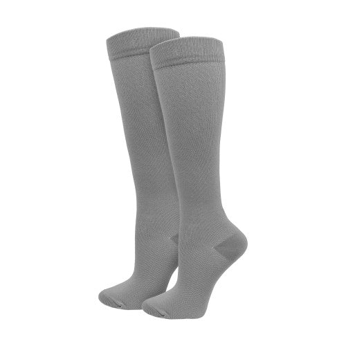 Solid Compression Sock, Grey Regular