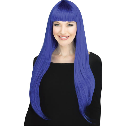 Party Girl Wig Blue