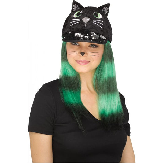 Fantasy B-Ball Hat Cat