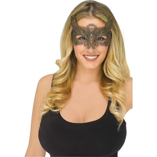 Gothic Lace Mask CAT GOLD