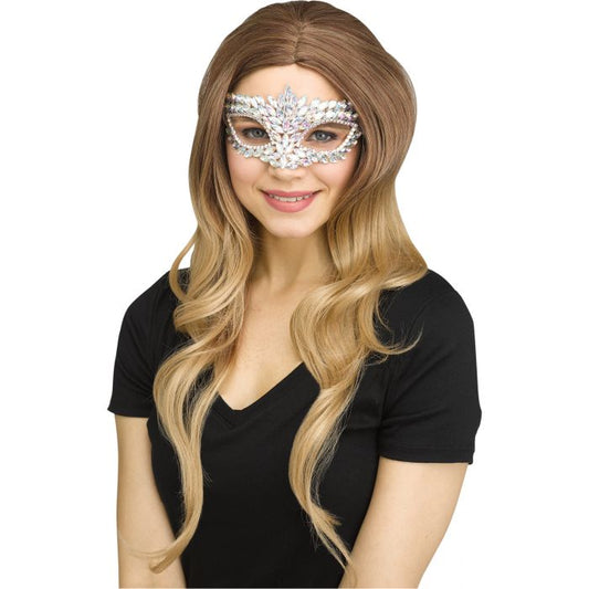 Rhinestone Mask Rainbow Stones