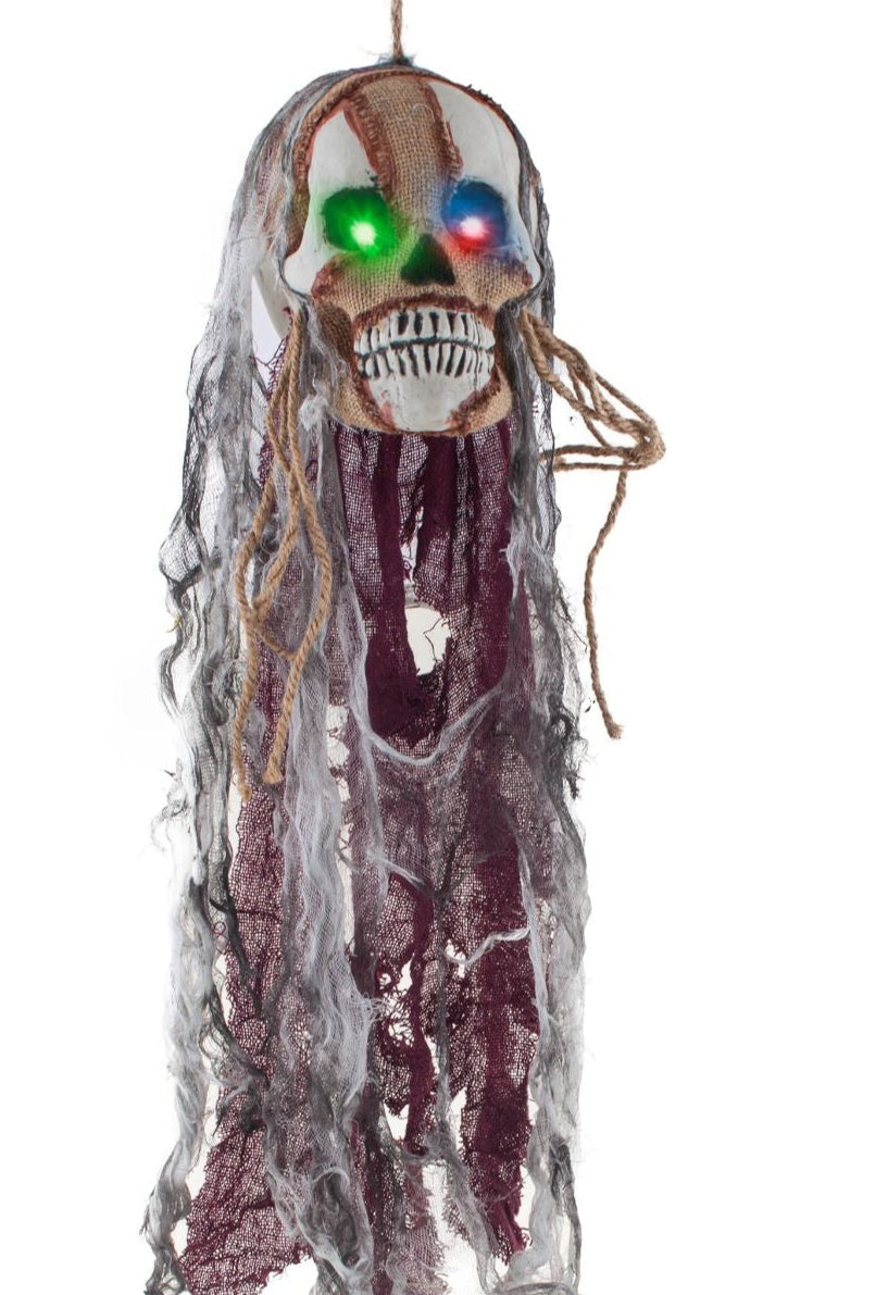 Hanging Skeleton w/Light-31.5"