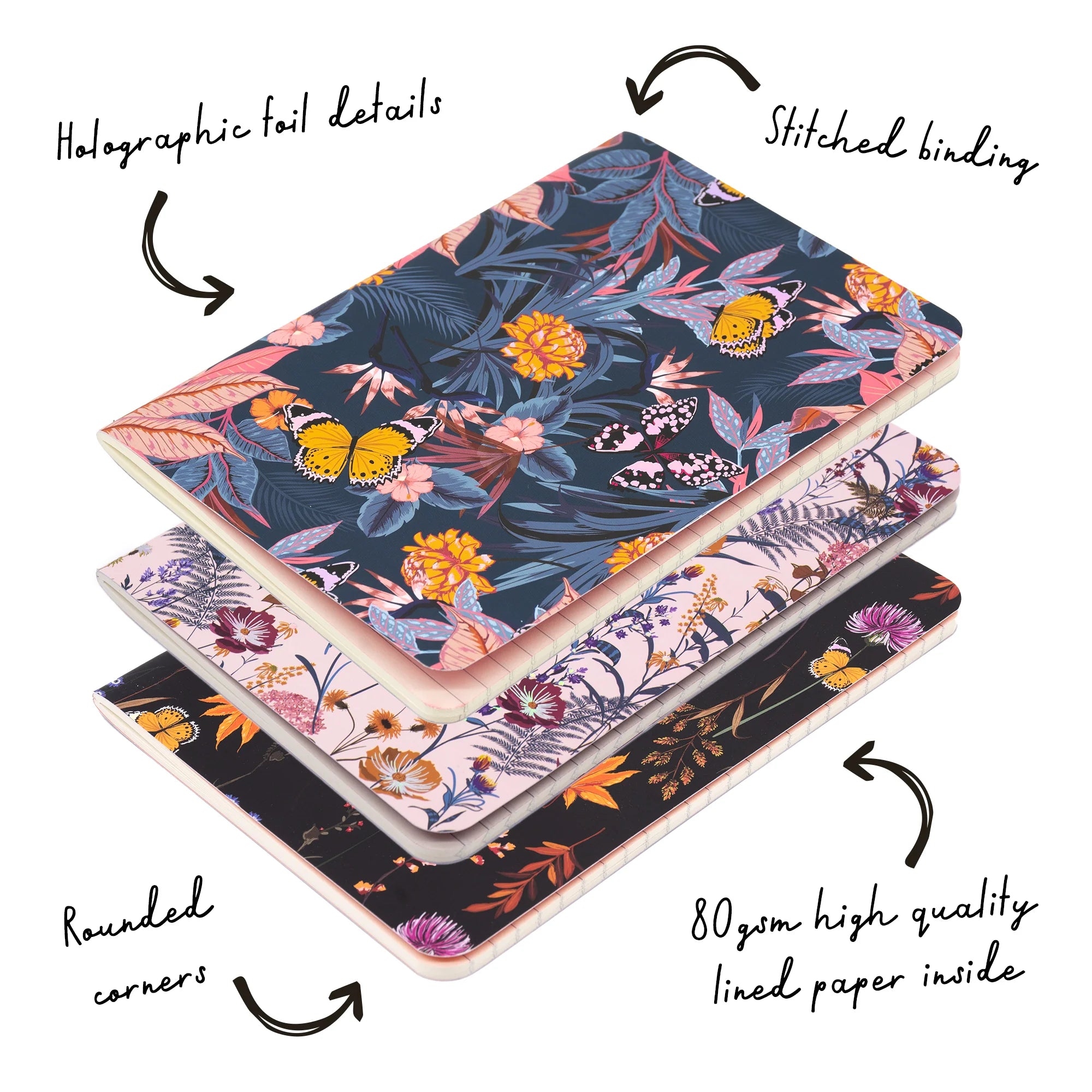 Pukka BloomB6 Stitiched Exercise Book