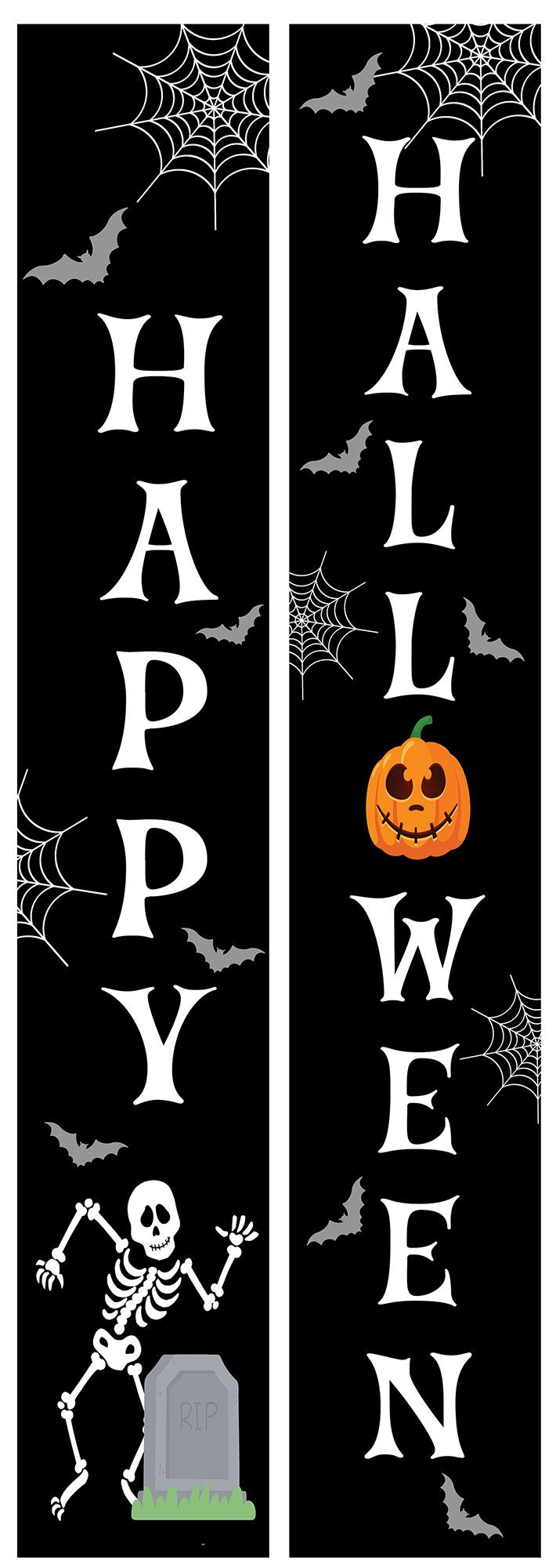 Halloween Home Door Banner  Happy / Halloween
