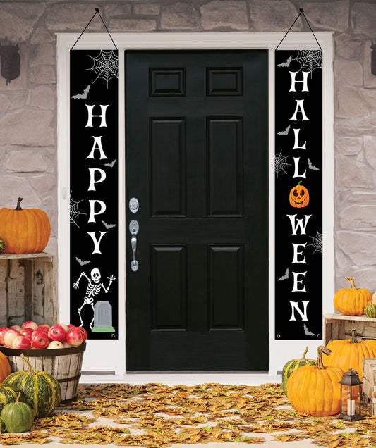 Halloween Home Door Banner  Happy / Halloween