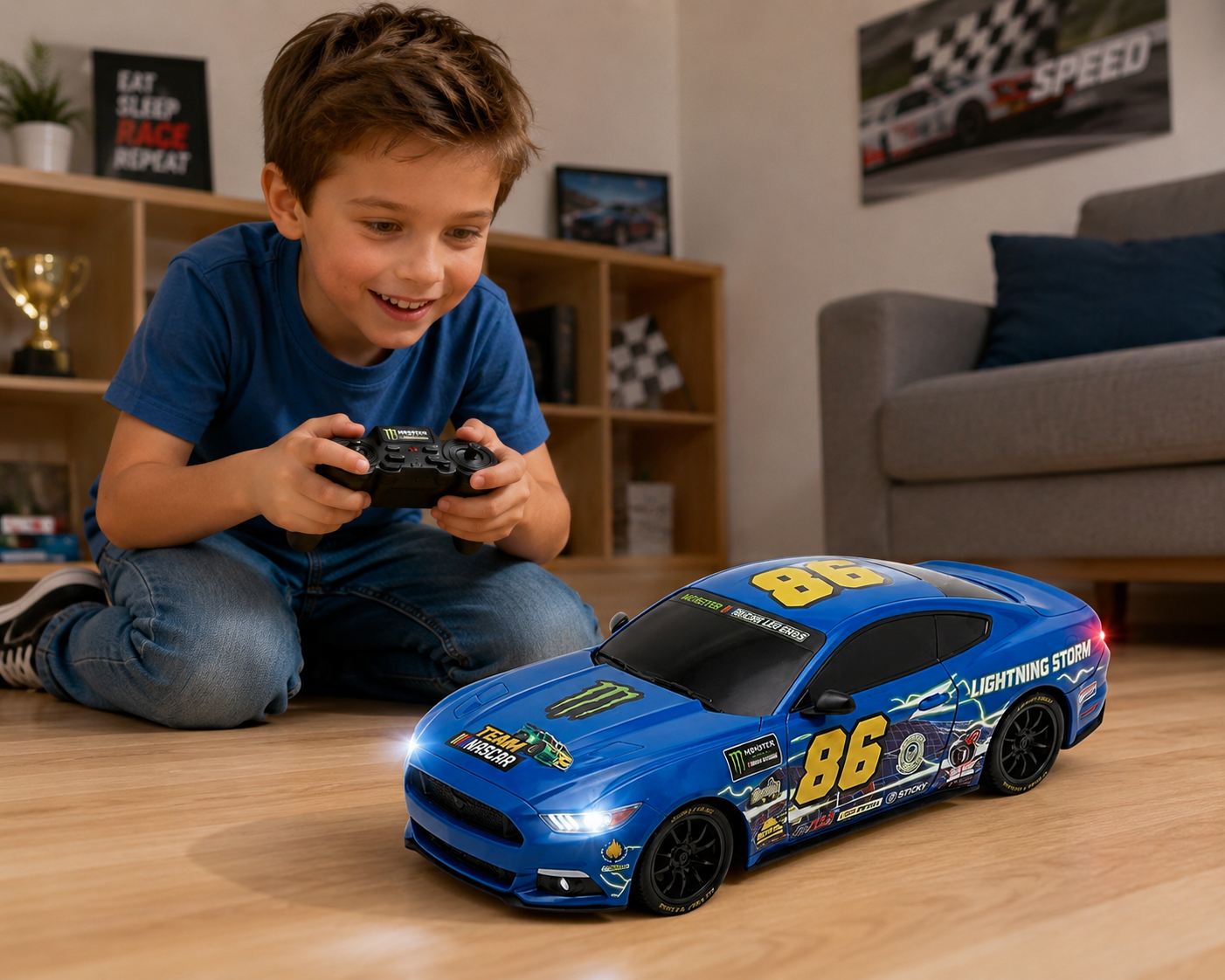 Nascar R/C Deluxe Drift Racer