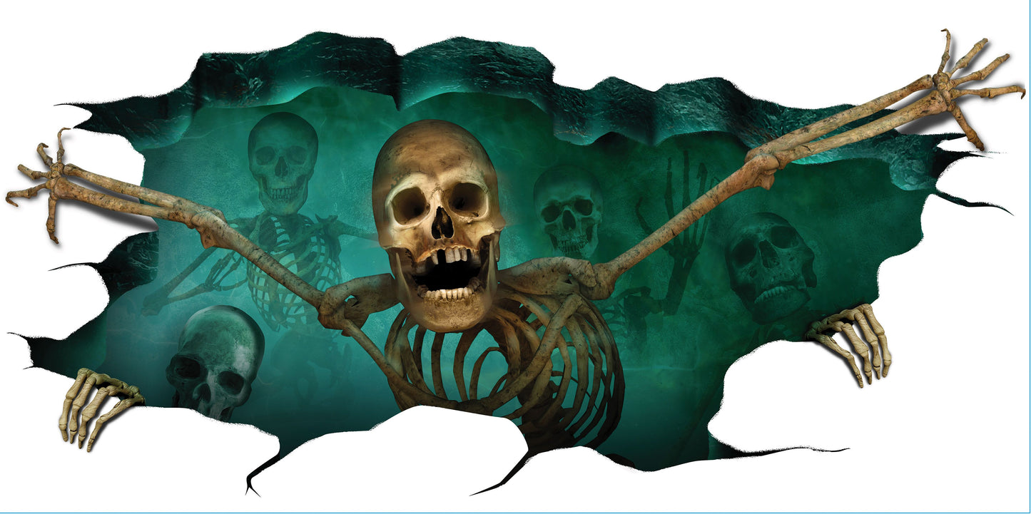 3D Fiends from Below Floor Decor Skeleton Pit