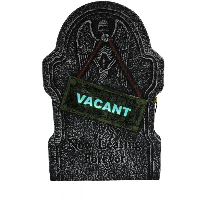 22" Fade In/Out Cemetery Tombstone Green