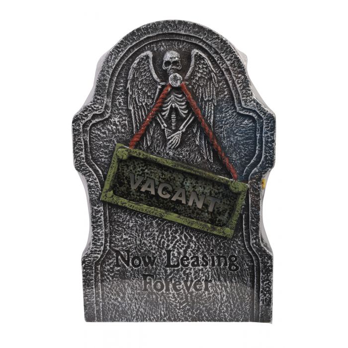 22" Fade In/Out Cemetery Tombstone Green