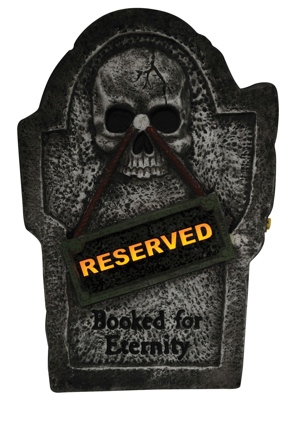 22" Fade In/Out Cemetery Tombstone Orange