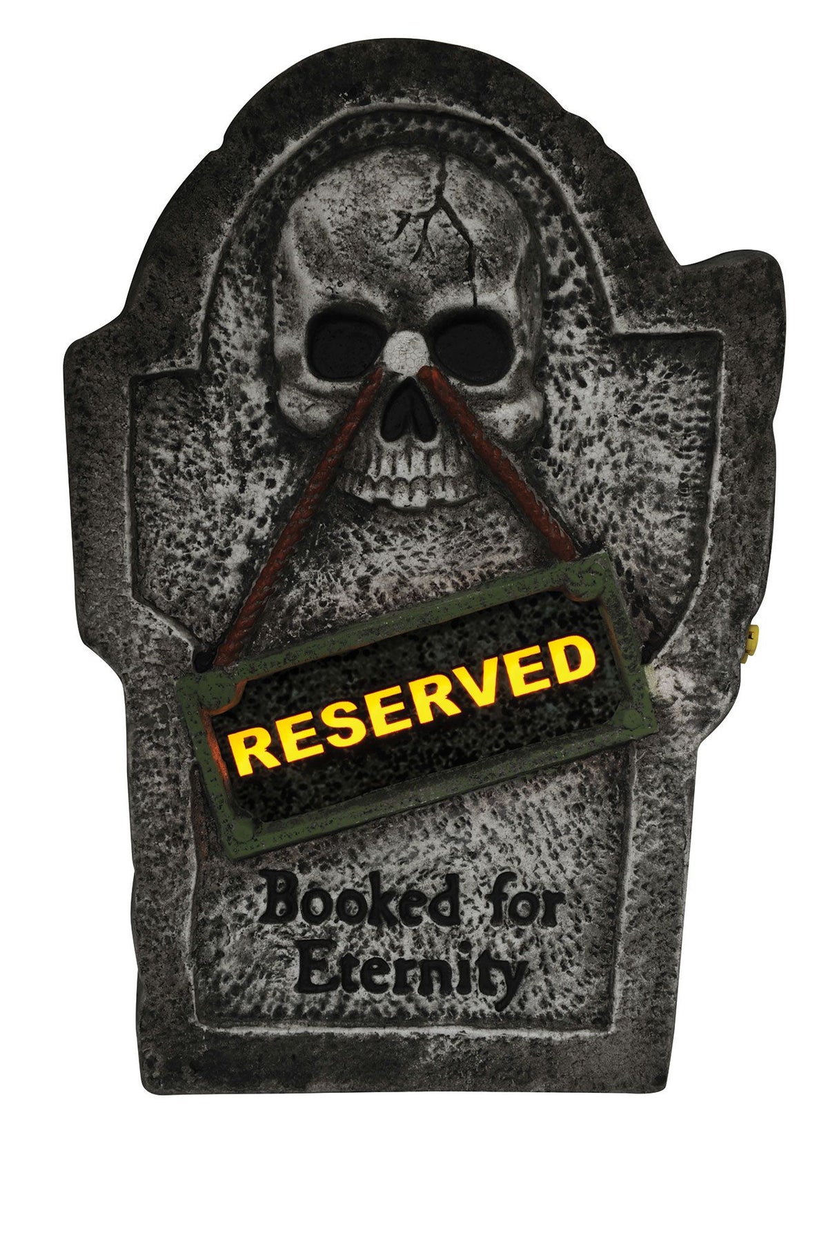 22" Fade In/Out Cemetery Tombstone Orange