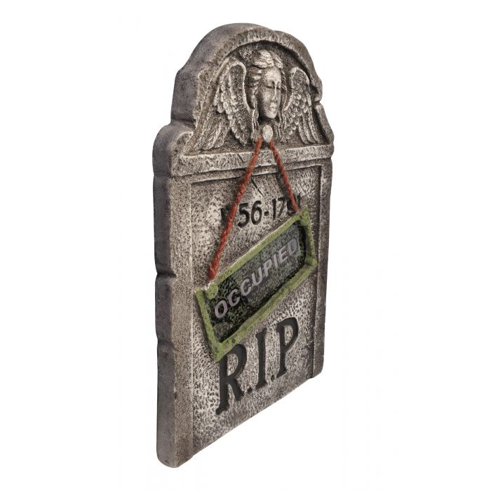 22" Fade In/Out Cemetery Tombstone Red