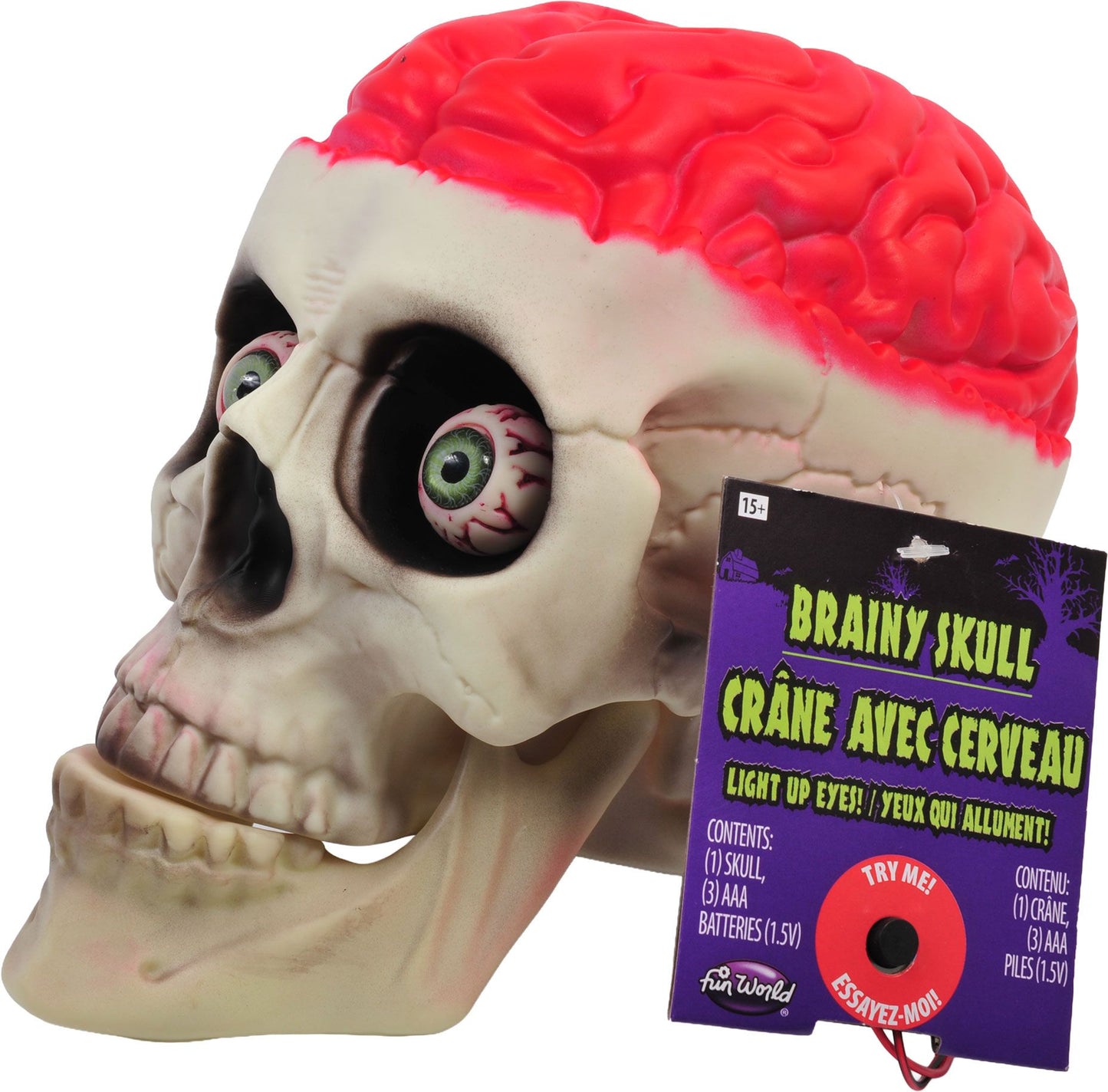 LU Brainy Skull Red