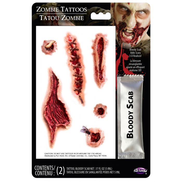Kit de Maquillaje de Zombi Bloody Super Toos