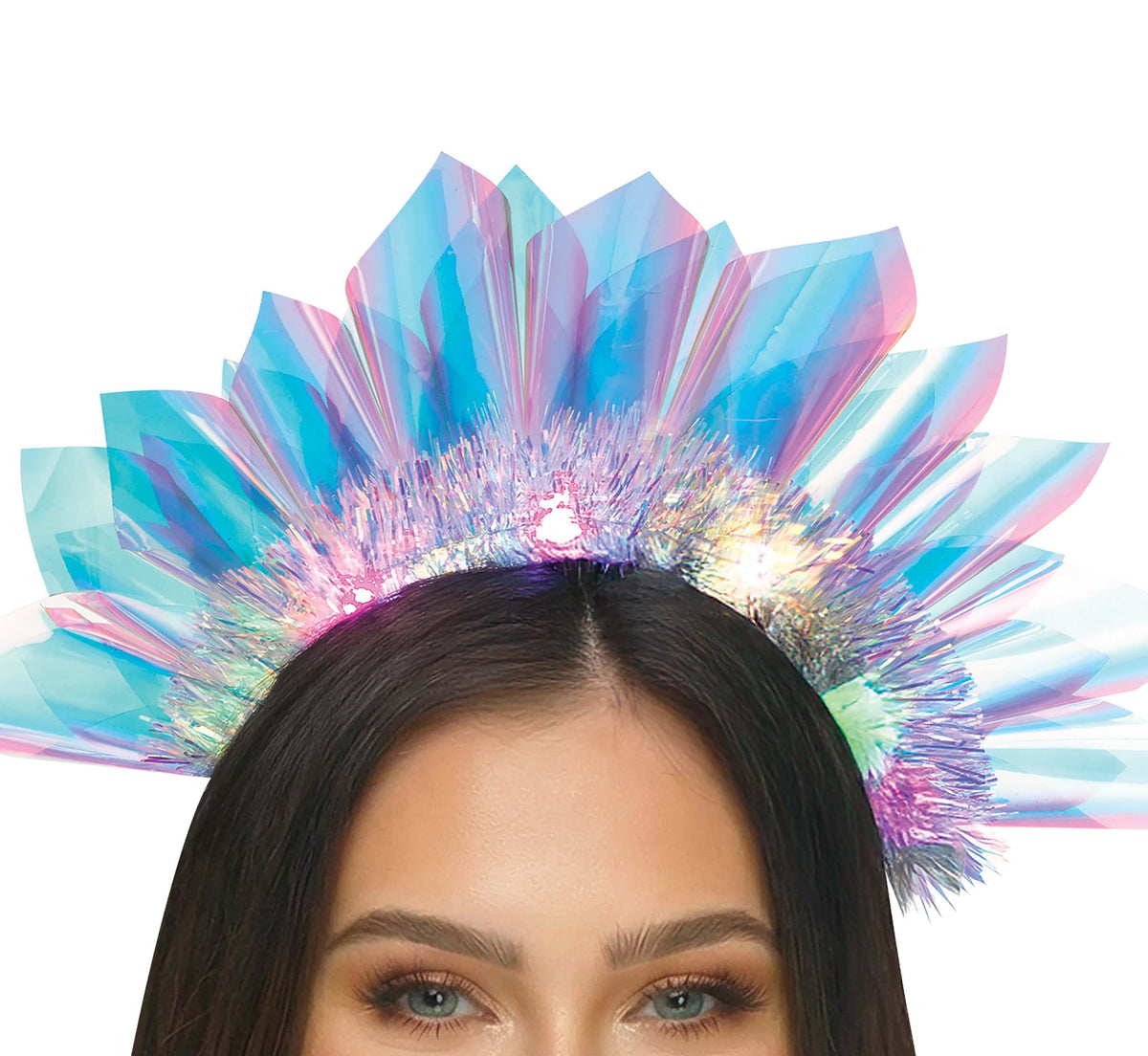 TPU LED Crown w/Tinsel