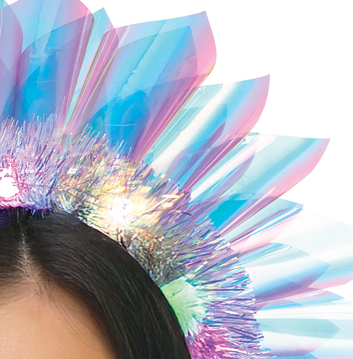 TPU LED Crown w/Tinsel