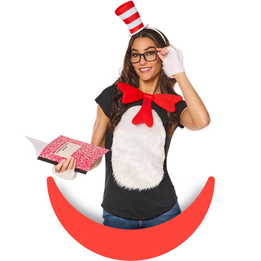 Kit de accesorios para adulto Quik Change™ El Gato del Sombrero del Dr. Seuss
