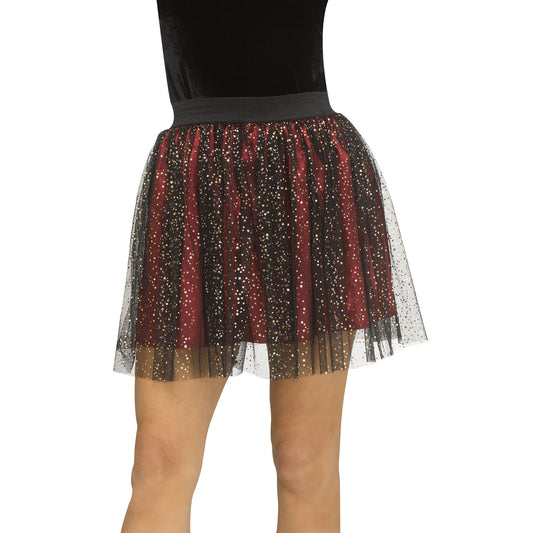 Sparkle Tutu Dark Red Goth Academy  - Adult