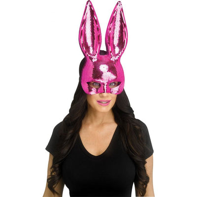 Máscara de Conejo Espejo Rosa