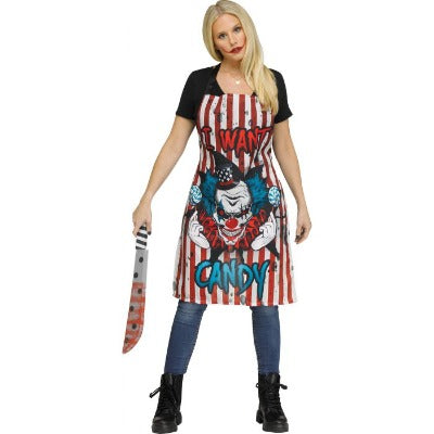 Horror Apron Clown Candy - Adult