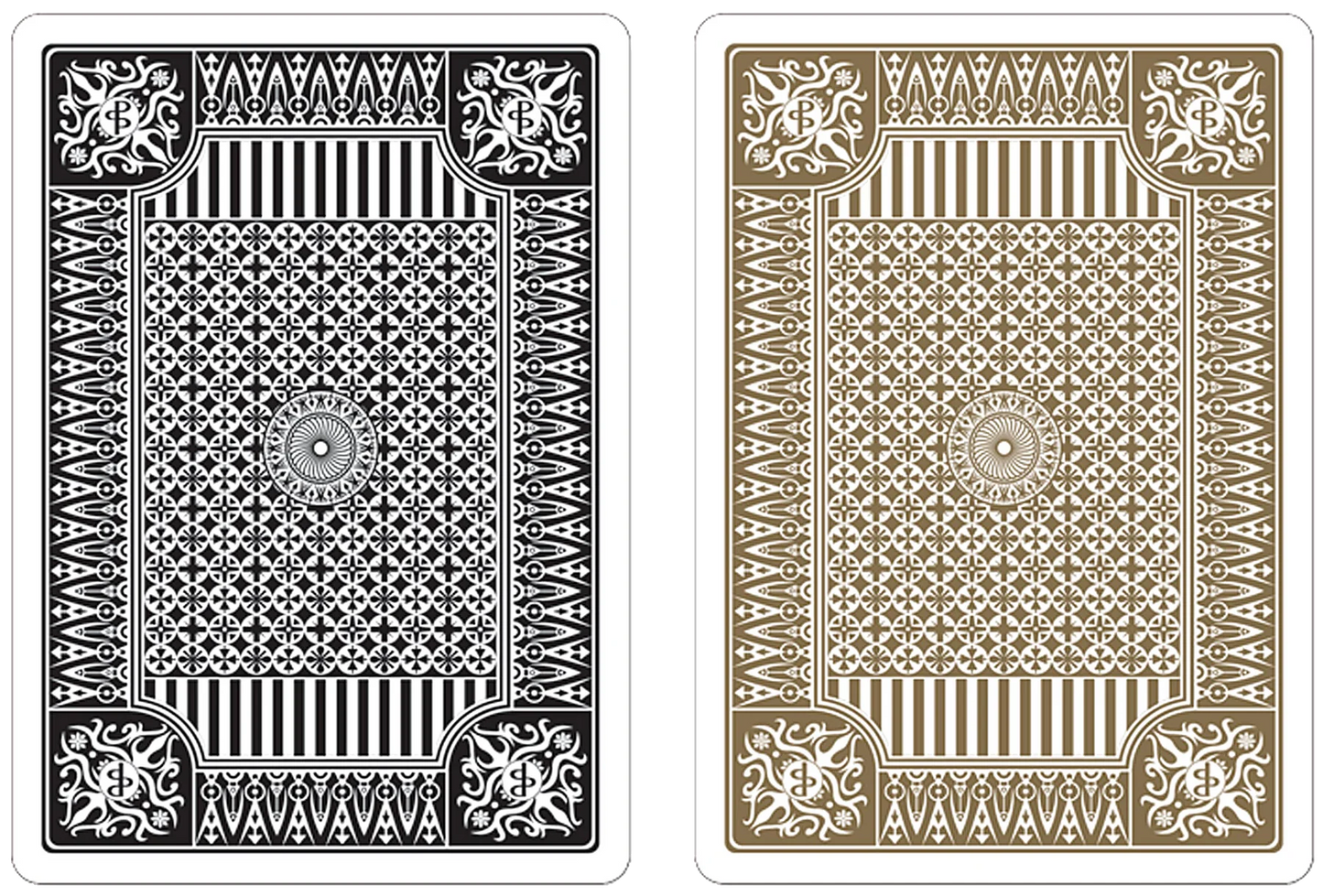 Black & Gold Premium Plastic Playing Cards (Standard Size)
