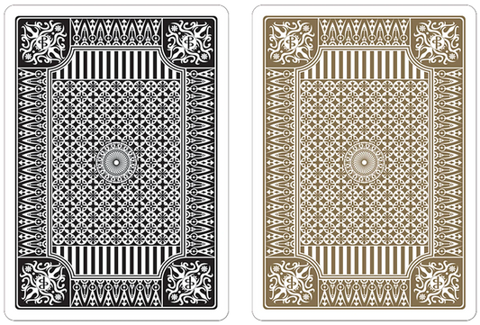 Black & Gold Premium Plastic Playing Cards (Standard Size)