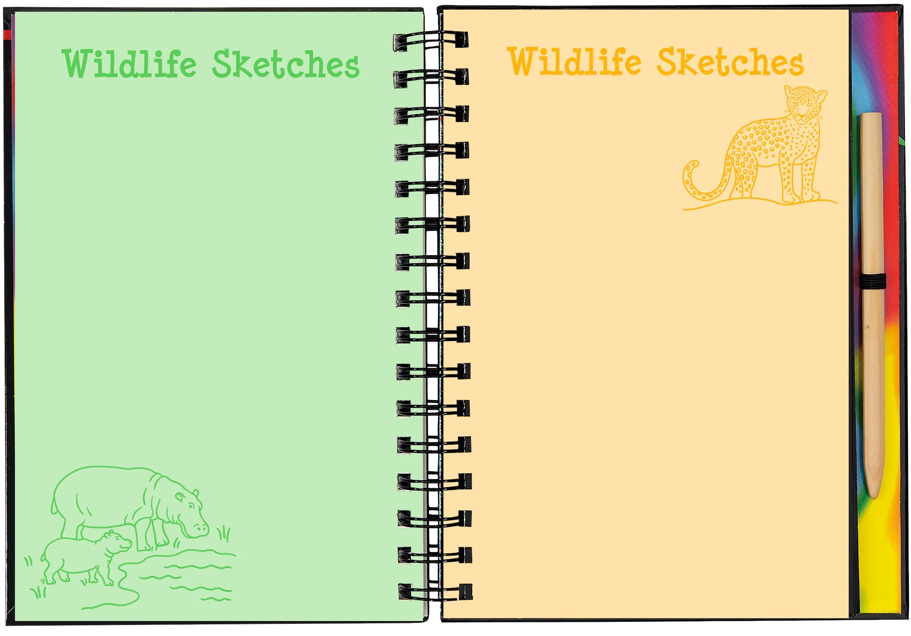 Wild Safari Scratch and Sketch