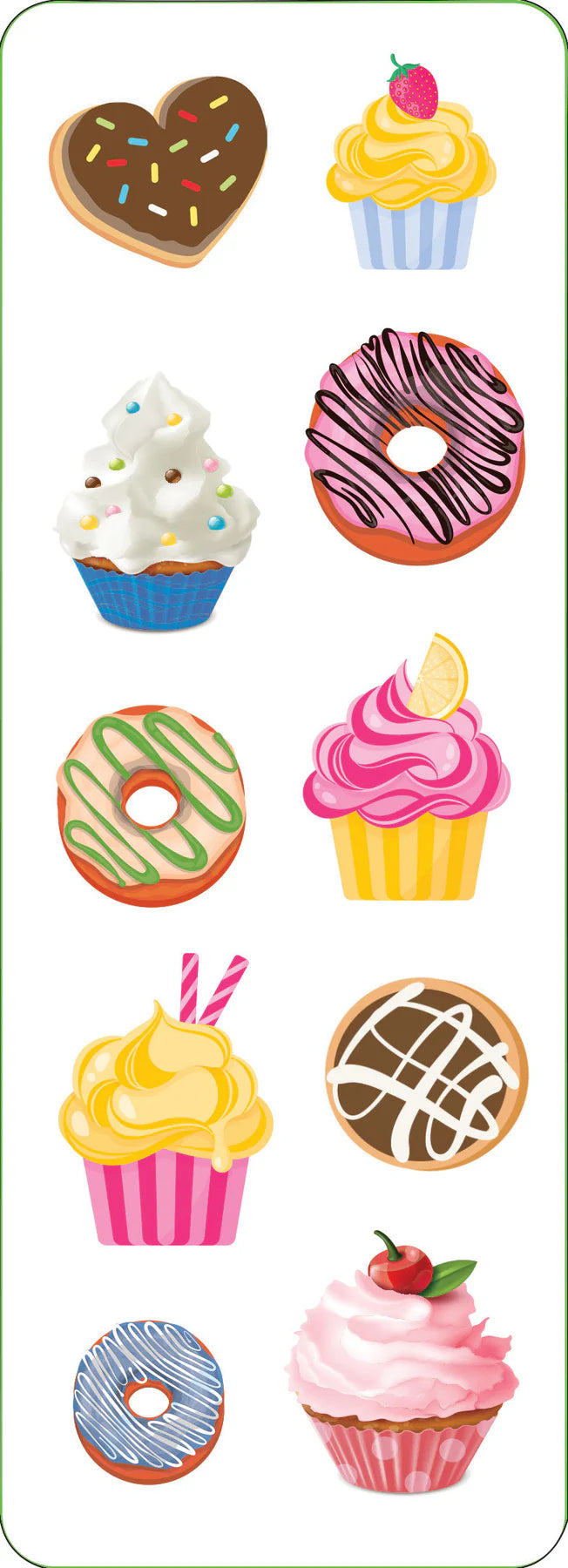 Cupcakes & Donuts Sticker Set