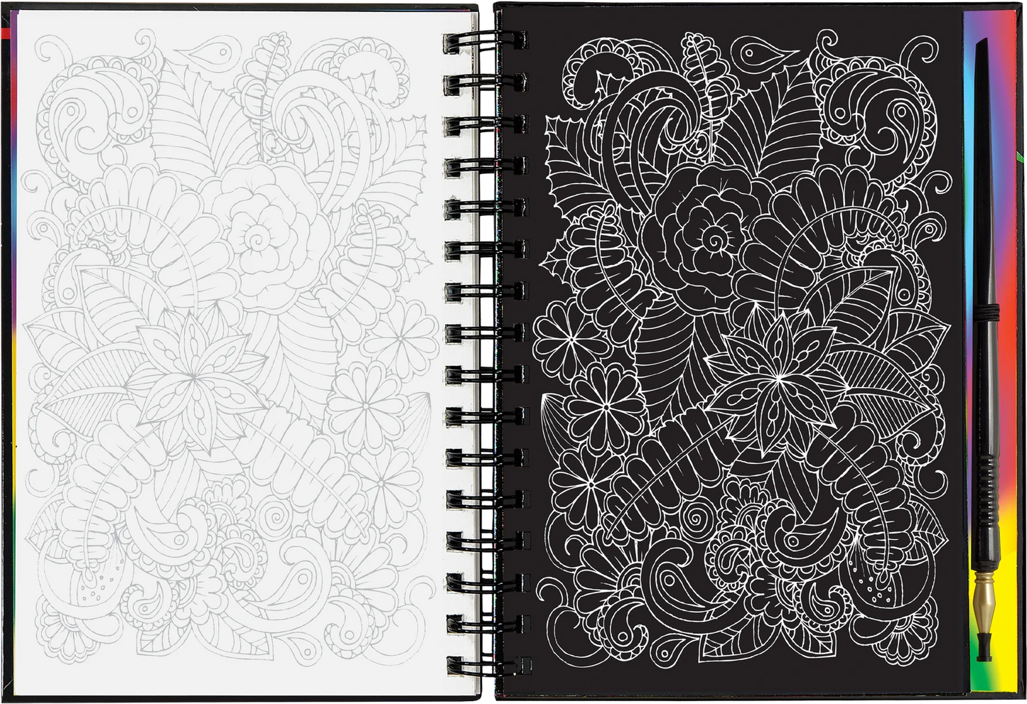 Extreme! Flowers Scratch and Sketch