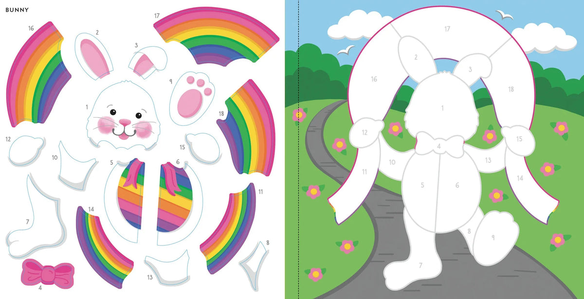 My First Color-By-Sticker Book -- Rainbow Magic