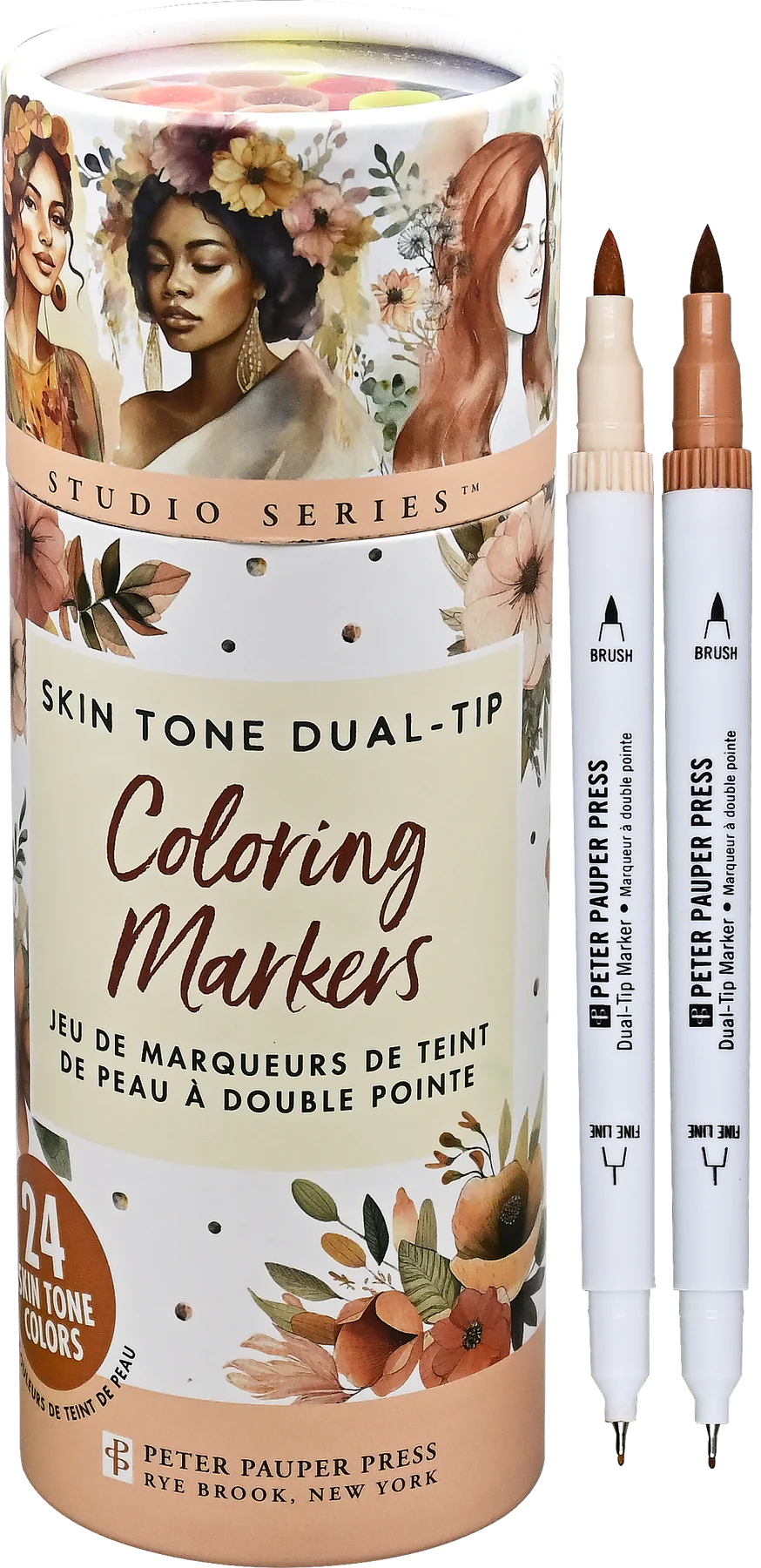 Studio Series Dual-Tip Skin Tone Markers (Set of 24)