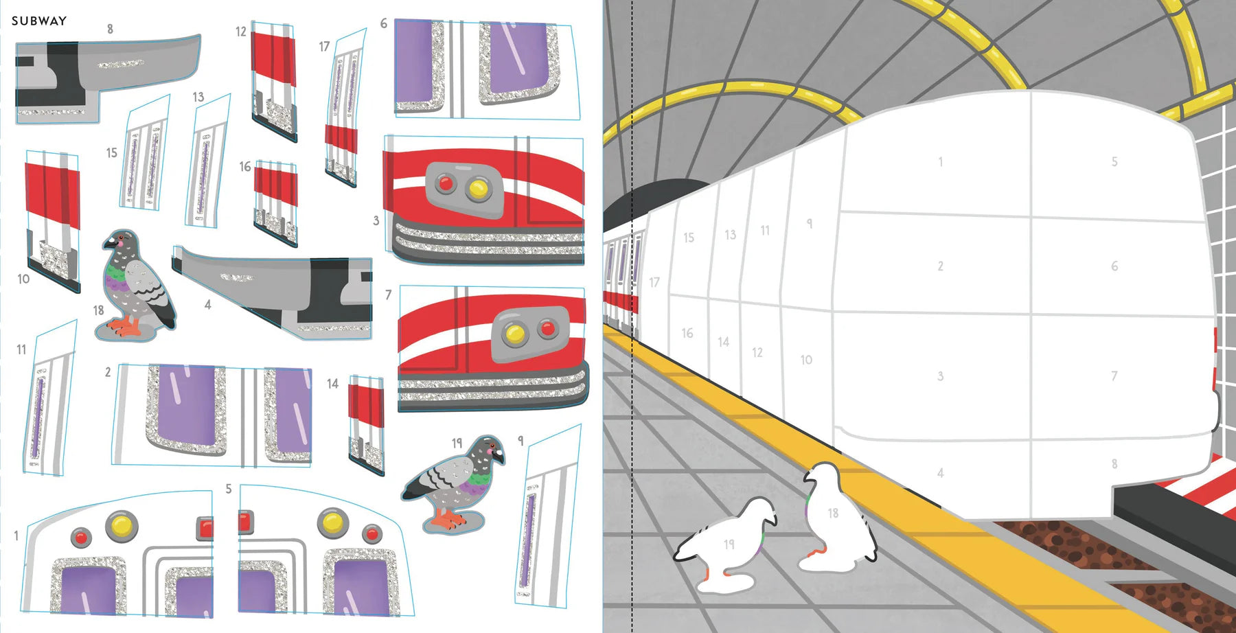 My First Color-By-Sticker Book -- Cars, Trucks, & Trains