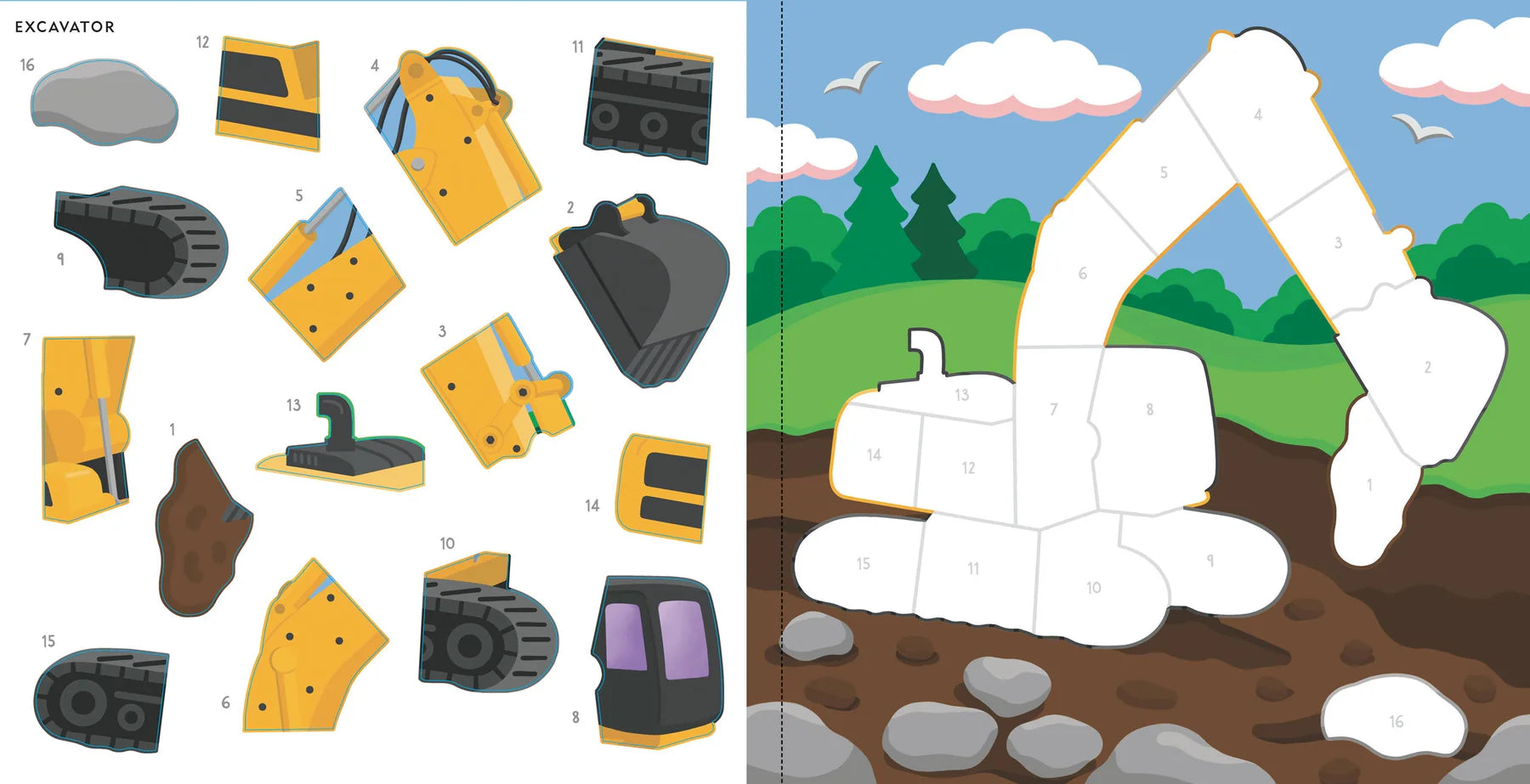 My First Color-By-Sticker Book -- Cars, Trucks, & Trains