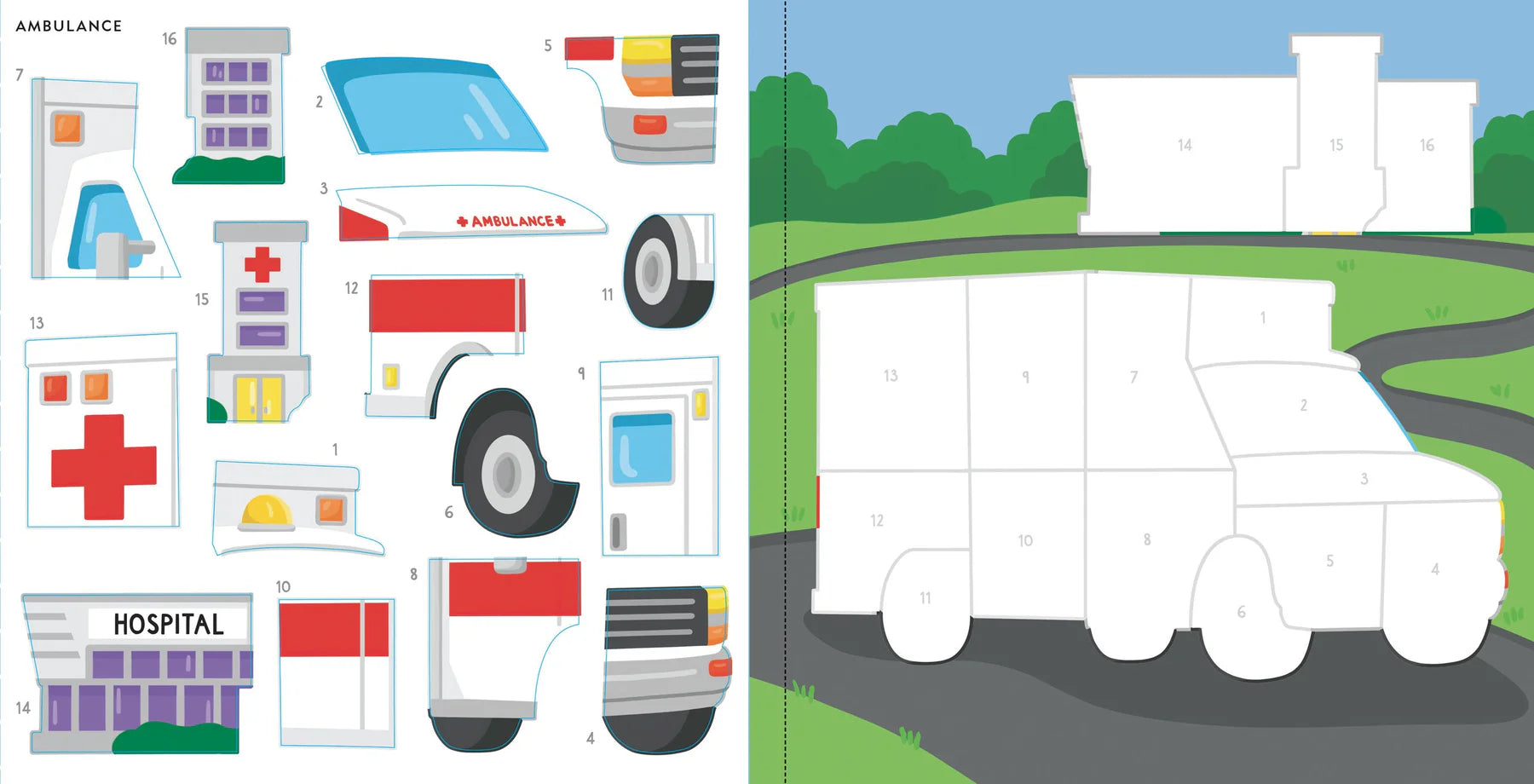 My First Color-By-Sticker Book -- Cars, Trucks, & Trains