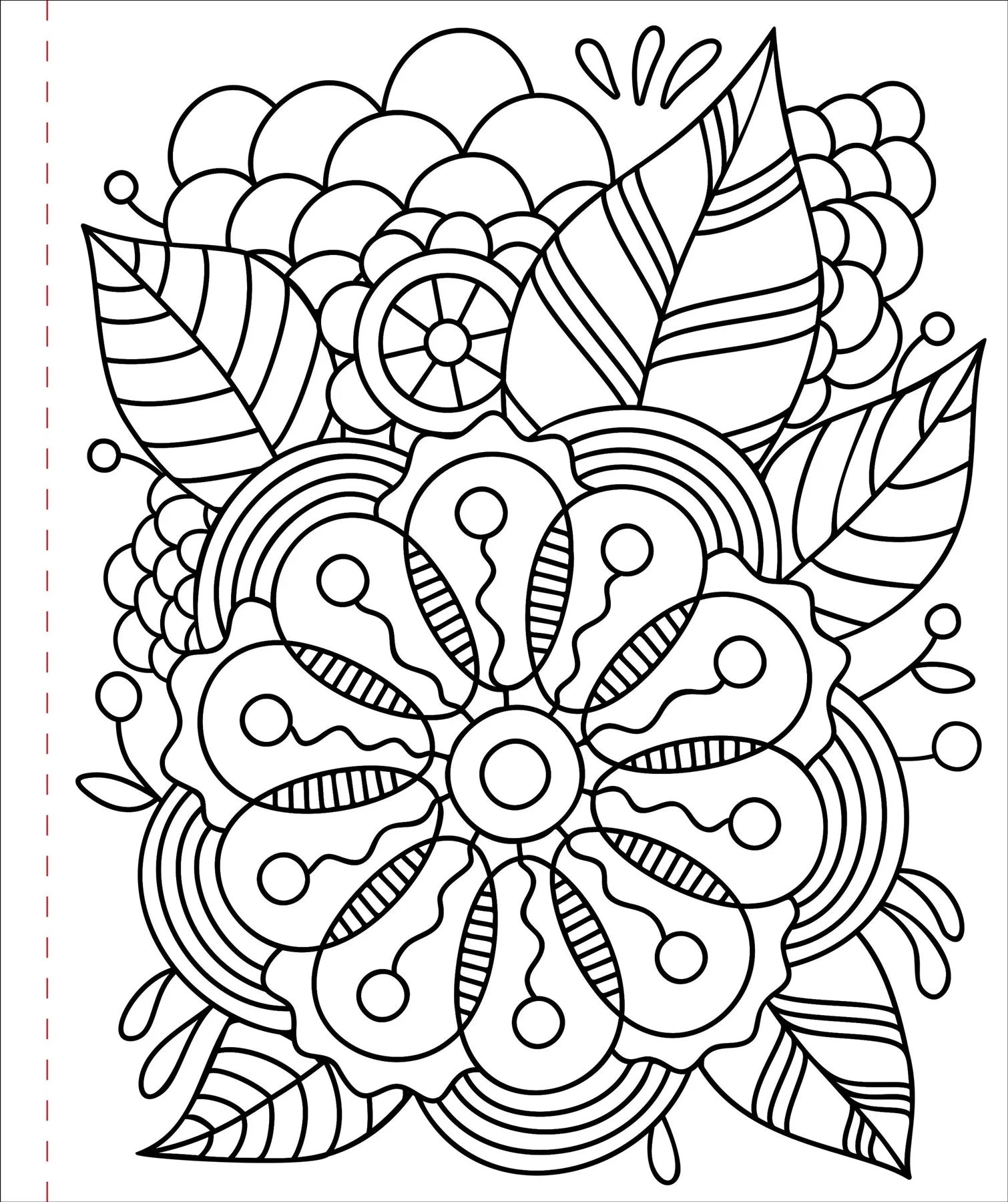 Large Print Coloring Book - Color Me Calm