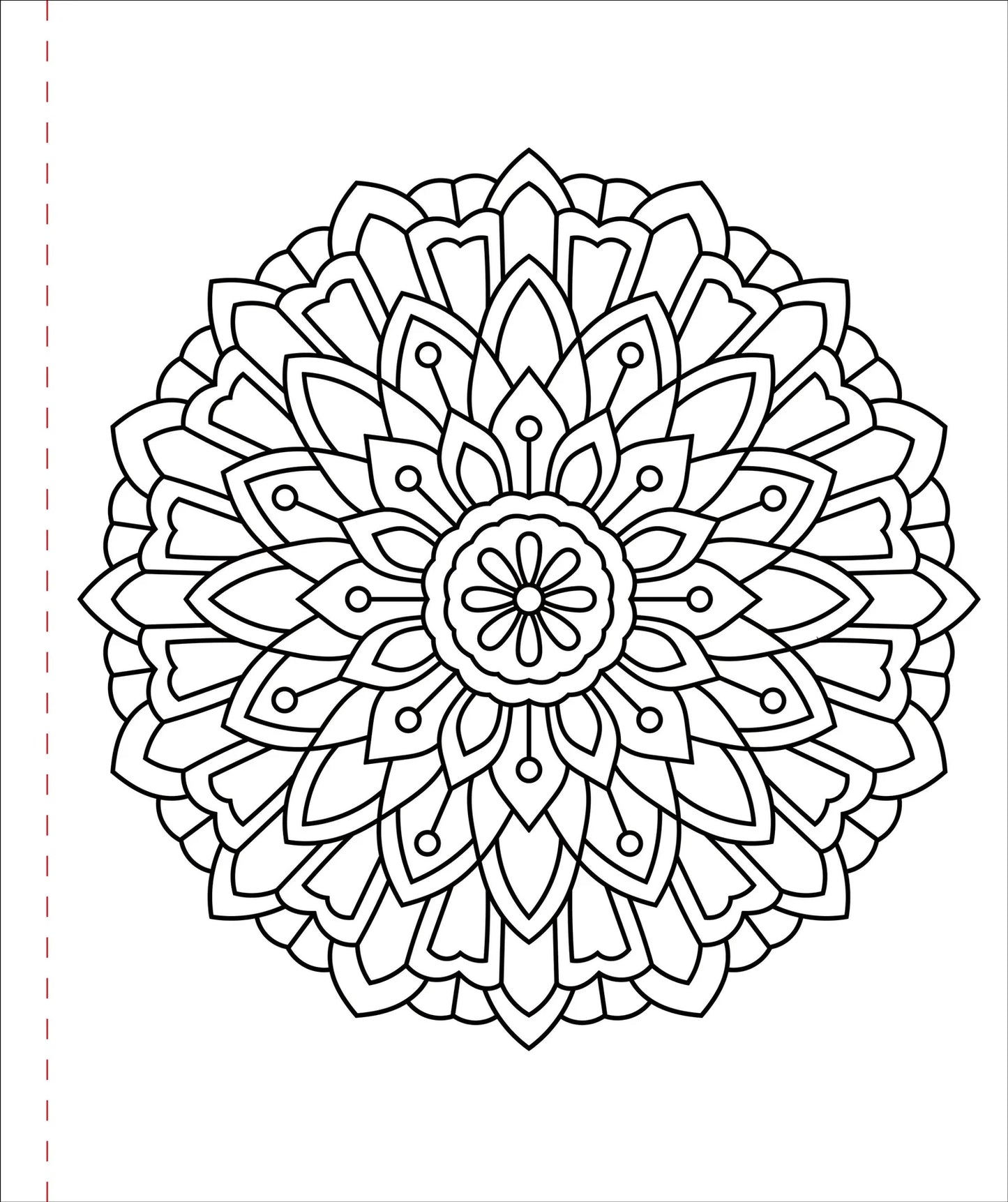Large Print Coloring Book - Color Me Calm