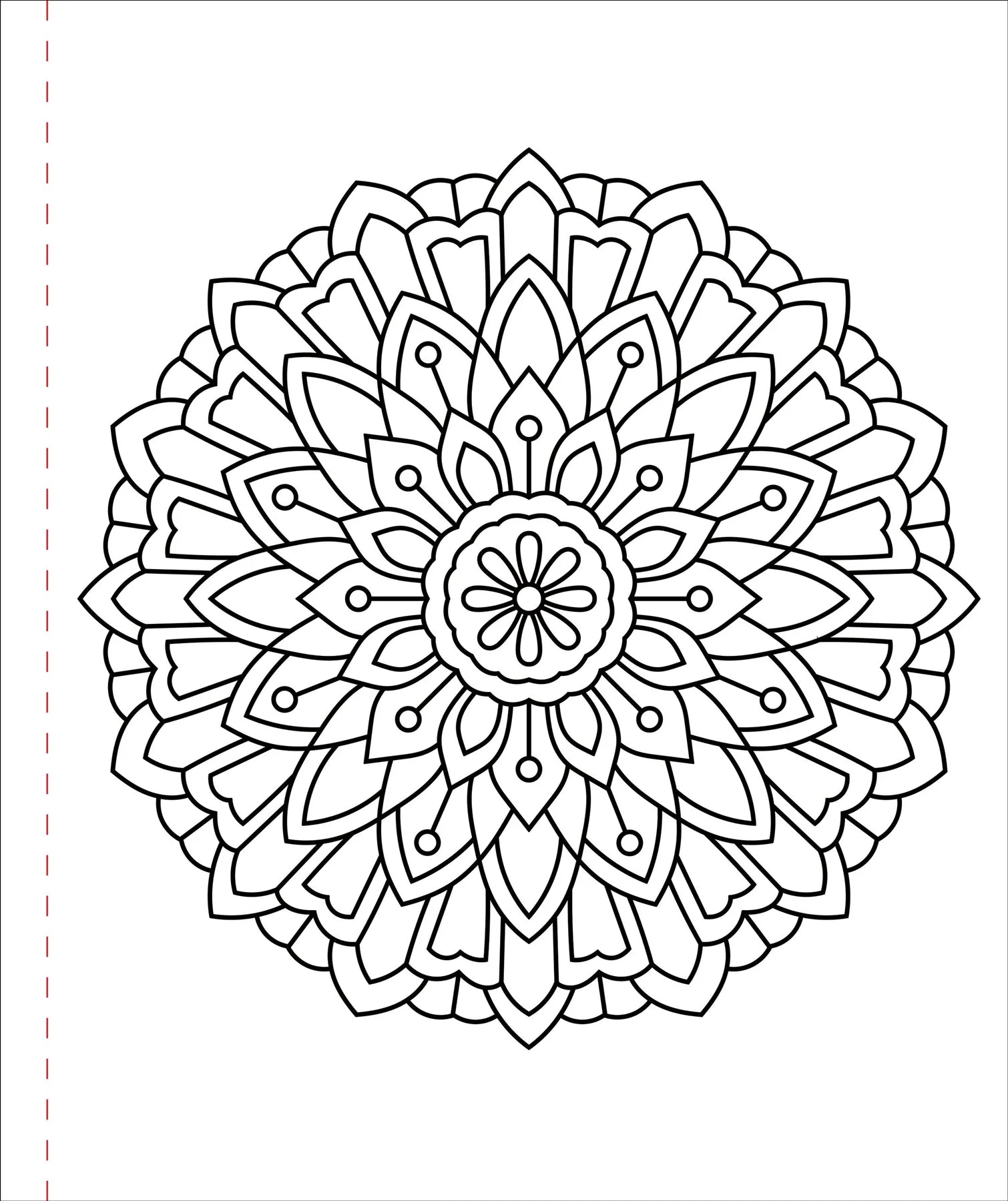 Large Print Coloring Book - Color Me Calm