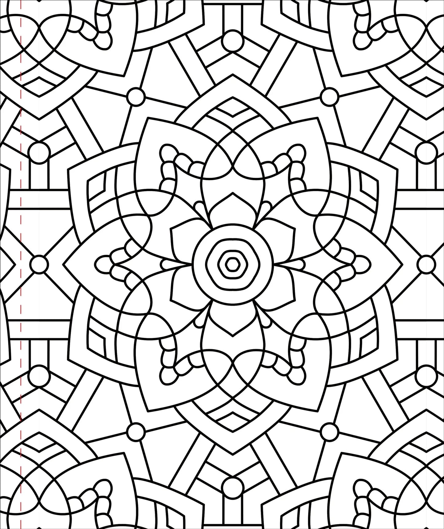 Large Print Coloring Book - Color Me Calm
