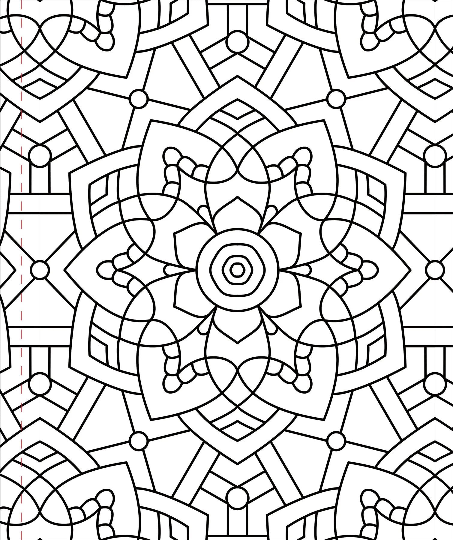 Large Print Coloring Book - Color Me Calm