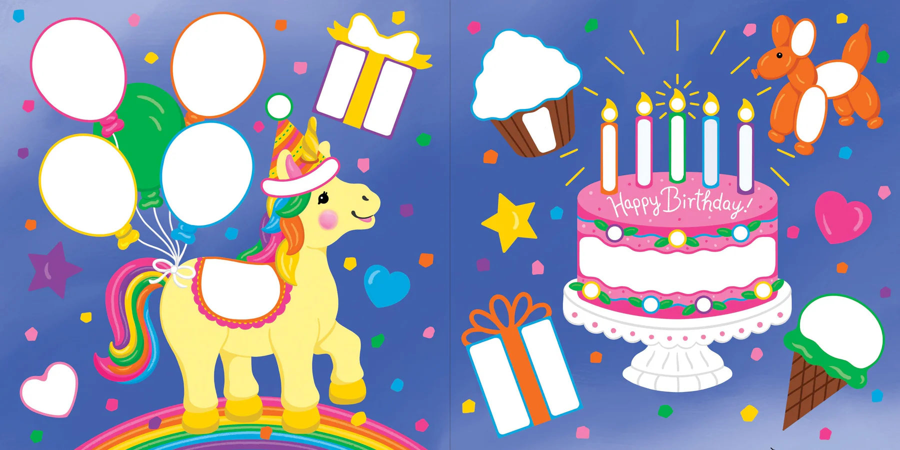 Color-By-Dots Sticker Book -- Unicorns