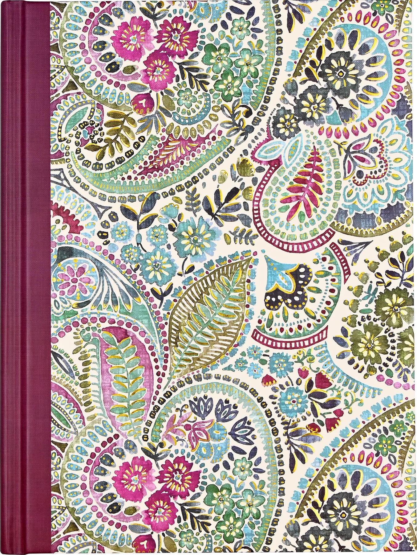 Watercolor Paisley Journal