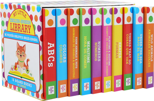 Mi pequeña biblioteca de libros bilingües de cartón