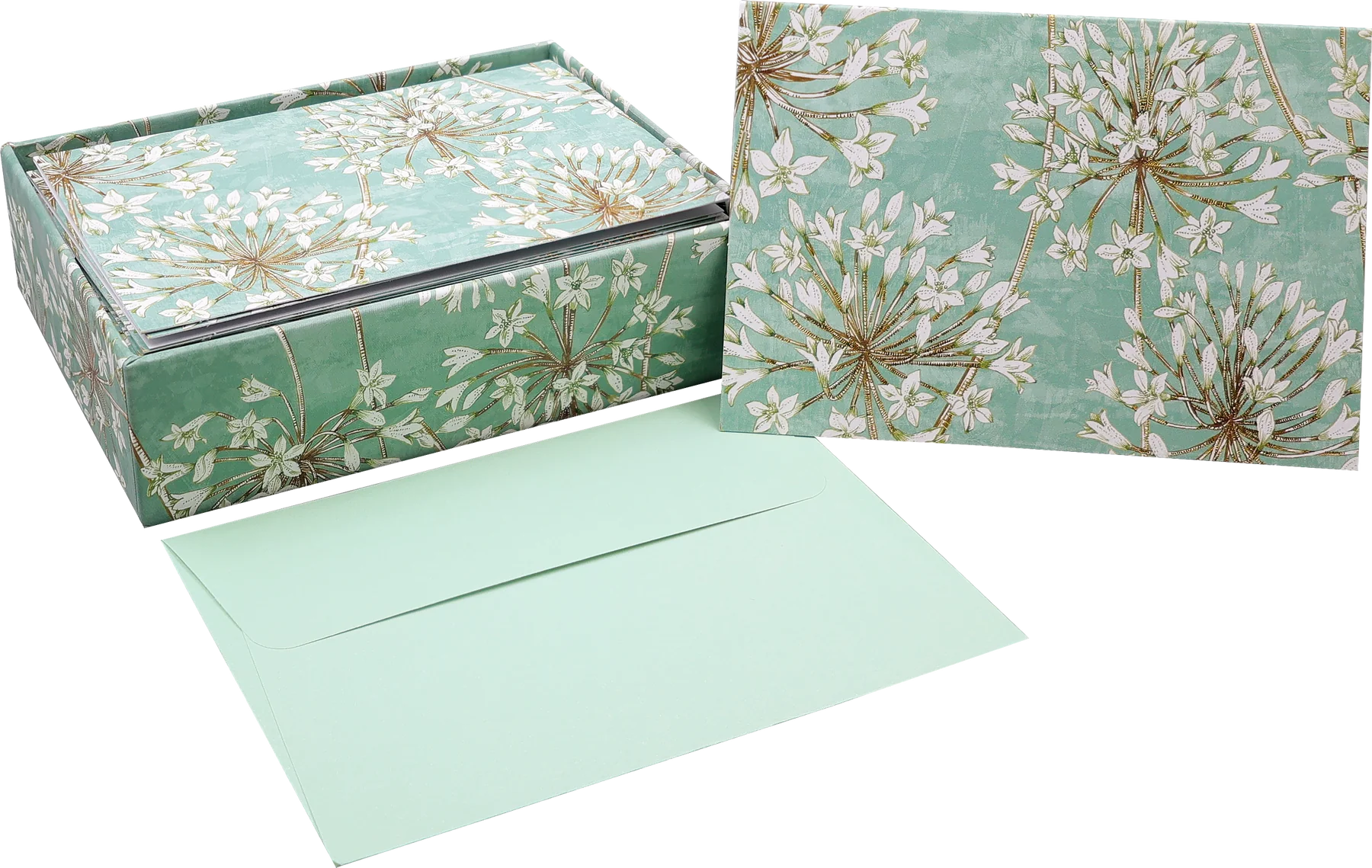 Allium Blossoms Note Cards