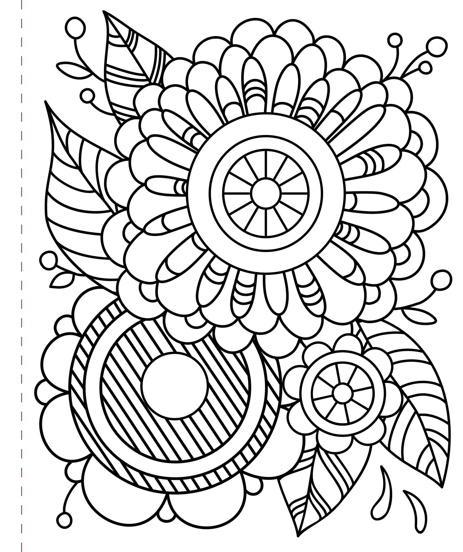 Large Print Coloring Book - Mindfulness