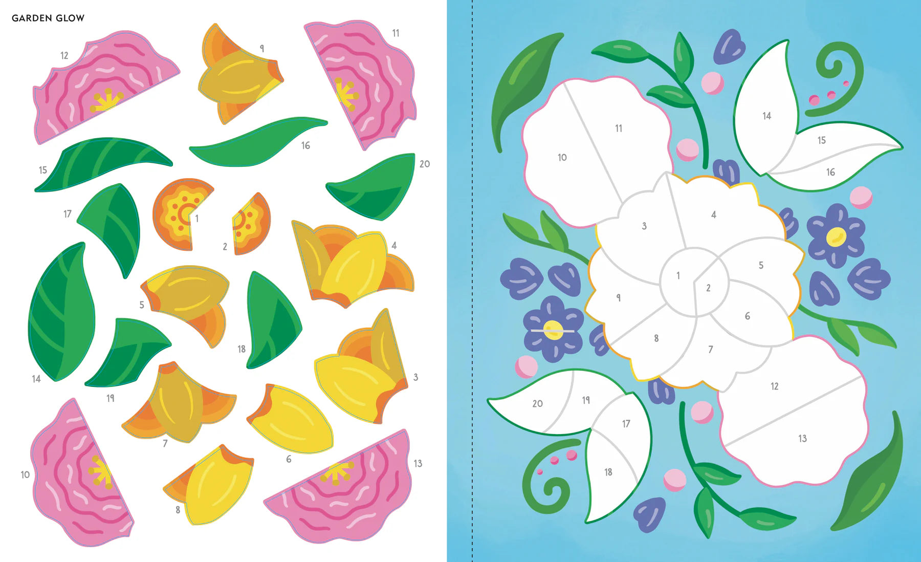 Large Print Color-by-Sticker Book: Mindfulness