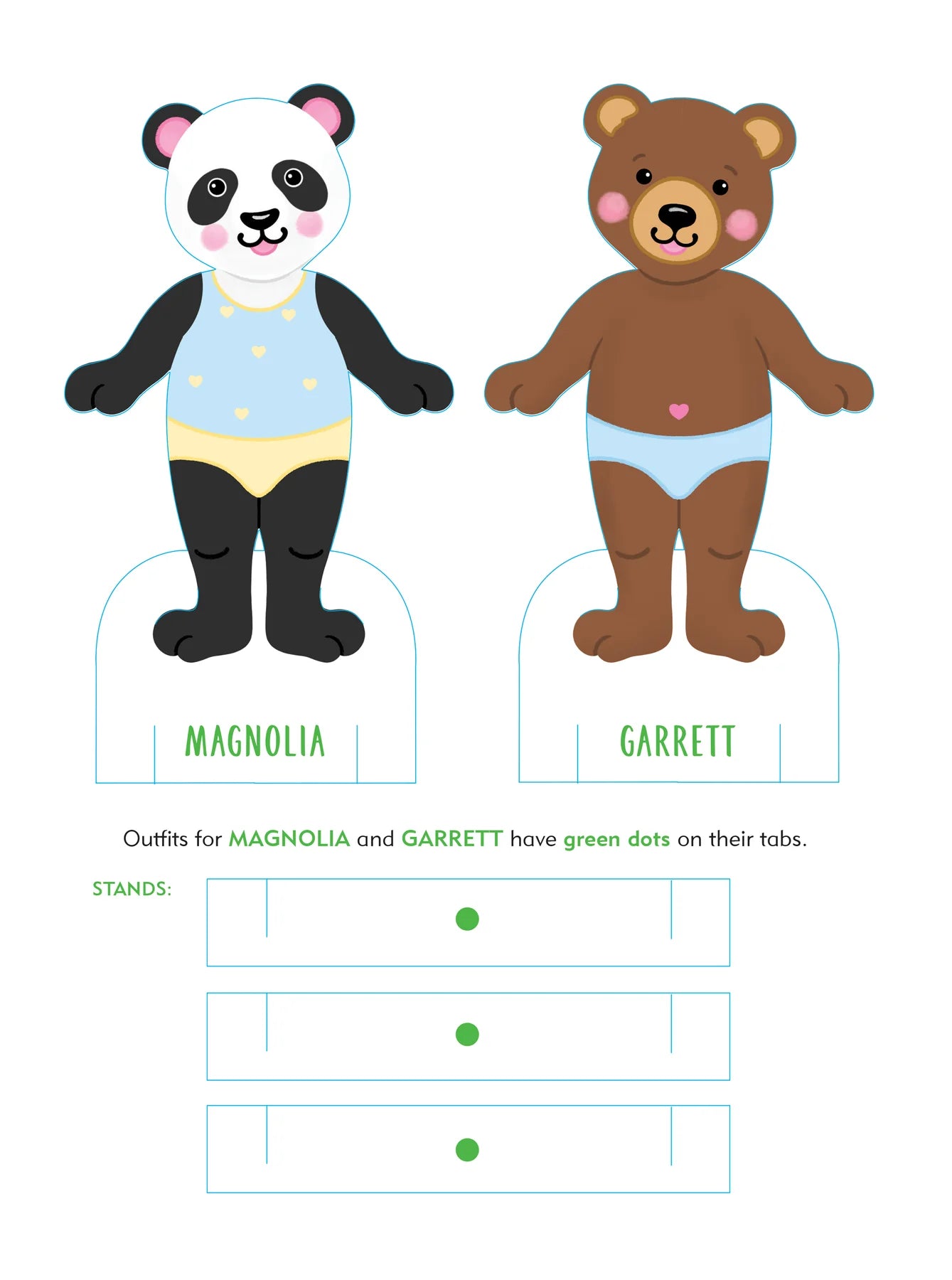 Classic Keepsake Paper Dolls - Beartown