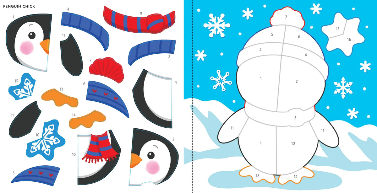 My First Color-by-Sticker Book - Baby Animals