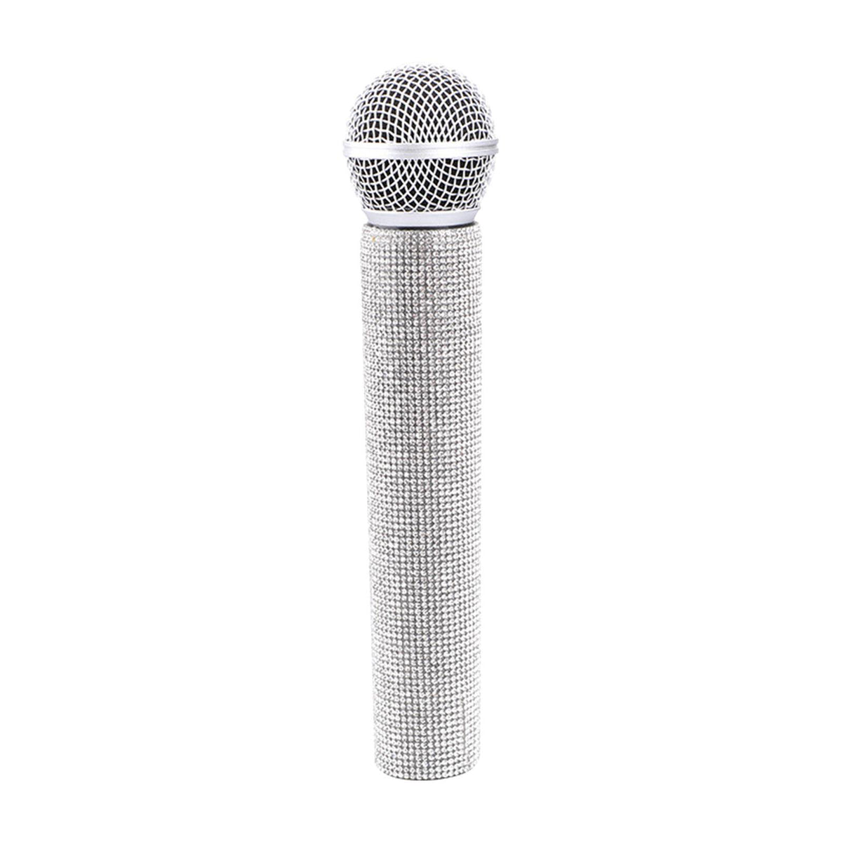 Microphone Rhinestone 9in Party / Costume Age 8+ Silver