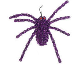 Spider Tinsel Jumbo Glow in the Dark Dots / Halloween Purple