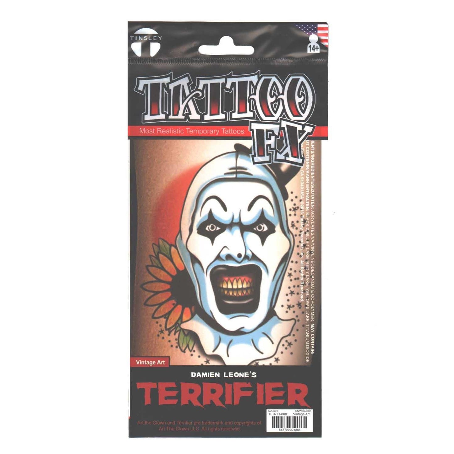 Terrifier 3 - Tattoo - Vintage Art